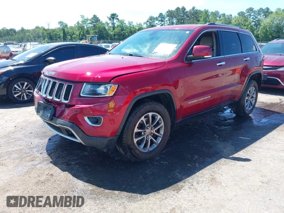 2014 Jeep Grand Cherokee Limited z VIN 1C4RJFBGXEC479342, wystawiony jako IAAI lot #42514199 z przebiegiem 207 493 mil mil oraz . Historia ofert i sprzedaży dostępna na DreamBid. Obrazek 2.