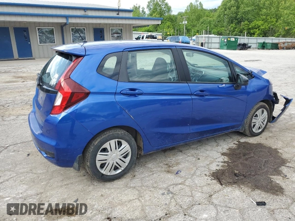 2020 Honda Fit LX with VIN 3HGGK5H49LM703516, listed as a Copart auction lot 58334085 with 58,986 mi miles and Salvage title. Bid and sale history available at DreamBid. Image 3.