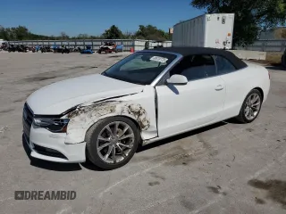 2014 Audi A5 Premium z VIN WAUCFAFH3EN009510, wystawiony jako Copart lot #48078775 z przebiegiem 71 890 mil mil oraz Szkoda całkowita • Salvage title. Historia ofert i sprzedaży dostępna na DreamBid. Obrazek 1.