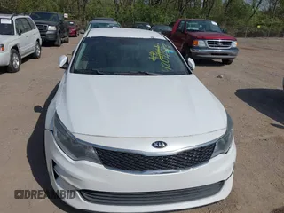 2016 Kia Optima LX Turbo with VIN 5XXGT4L10GG037107, listed as a IAAI auction lot 42071593 with 152,919 mi miles. Bid and sale history available at carsss.com. Image 6.