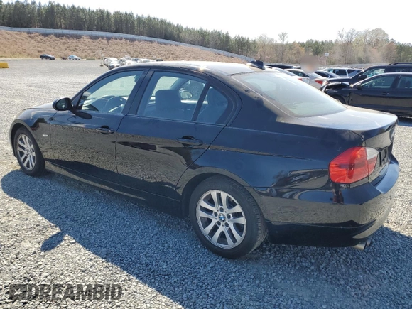 2007 BMW 3 Series 328xi with VIN WBAVC935X7KX58514, listed as a Copart auction lot 50539625 with 104,272 mi miles and Salvage Title. Bid and sale history available at carsss.com. Image 2.
