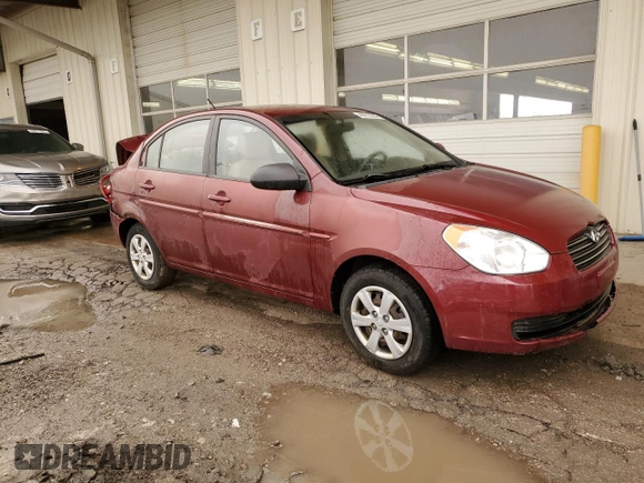 2009 Hyundai Accent Auto GLS with VIN KMHCN46C89U339954, listed as a Copart auction lot 49013765 with 112,720 mi miles and Salvage Title. Bid and sale history available at carsss.com. Image 4.