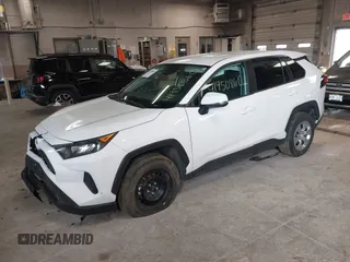 2022 Toyota RAV4 LE with VIN 2T3G1RFV4NC312202, listed as a IAAI auction lot 41950860 with 48,177 mi miles. Bid and sale history available at carsss.com. Image 2.