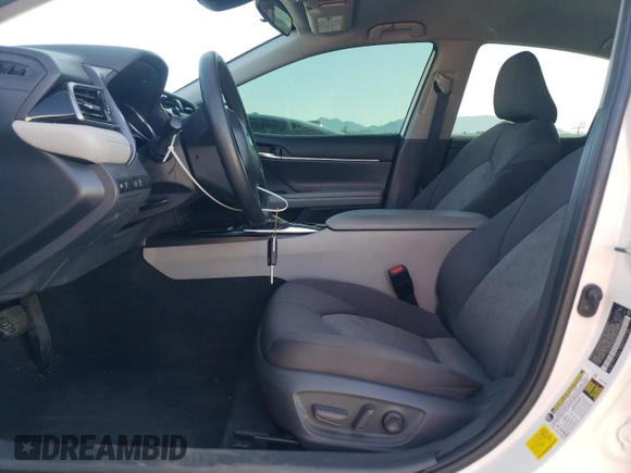 2020 Toyota Camry LE with VIN 4T1C11AK5LU944417, listed as a Copart auction lot 47455145 with 52,562 mi miles and Salvage Title. Bid and sale history available at DreamBid. Image 7.