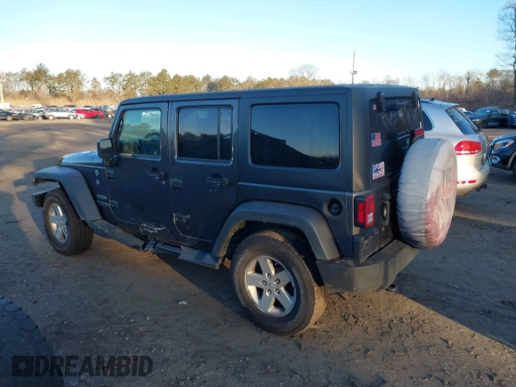 2018 Jeep Wrangler JK Unlimited Sport with VIN 1C4BJWDG2JL810424, listed as a IAAI auction lot 41610669 with 73,830 mi miles. Bid and sale history available at carsss.com. Image 14.