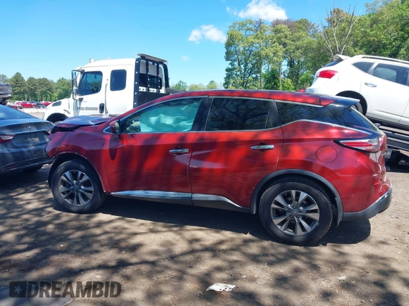 2016 Nissan Murano S z VIN 5N1AZ2MH6GN130914, wystawiony jako IAAI lot #42269411 z przebiegiem 103 231 mil mil oraz . Historia ofert i sprzedaży dostępna na DreamBid. Obrazek 14.
