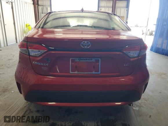 2020 Toyota Corolla LE with VIN JTDEPRAE8LJ080694, listed as a Copart auction lot 51712235 with 178,063 mi miles and Clean Title. Bid and sale history available at carsss.com. Image 6.