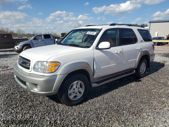 2003 Toyota Sequoia SR5 with VIN 5TDZT34A93S203716, listed as a Copart auction lot 50355365 with 276,962 mi miles and Salvage Title. Bid and sale history available at carsss.com. Image 1.