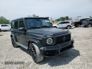 2021 Mercedes-Benz G with VIN W1NYC7HJ1MX384652, listed as a Copart auction lot 53282425 with 92,829 mi miles and Salvage Title. Bid and sale history available at carsss.com. Image 14.