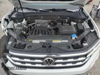 2021 Volkswagen Atlas SEL with VIN 1V2BR2CA2MC595550, listed as a Copart auction lot 45566115 with 57,244 mi miles and Salvage title. Bid and sale history available at DreamBid. Image 14.