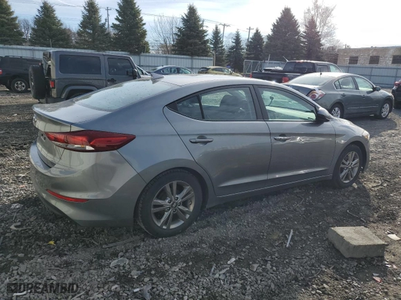 2017 Hyundai Elantra SE with VIN KMHD84LFXHU243672, listed as a Copart auction lot 50393525 with 128,155 mi miles and Salvage Title. Bid and sale history available at carsss.com. Image 3.