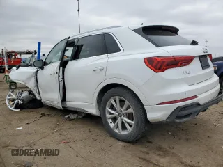 2024 Audi Q3 S line Premium with VIN WA1DECF37R1108722, listed as a Copart auction lot 44308865 with 23,950 mi miles and Non Repairable. Bid and sale history available at carsss.com. Image 2.