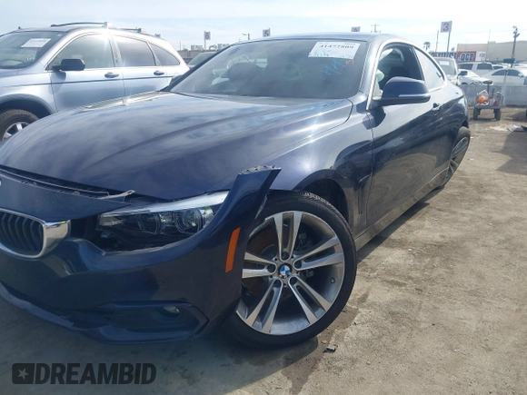 2019 BMW 4 Series 430i with VIN WBA4W3C52KAF92233, listed as a IAAI auction lot 41472809 with 41,279 mi miles and . Bid and sale history available at DreamBid. Image 6.
