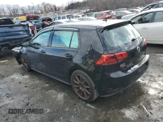 2017 Volkswagen Golf GTI Autobahn with VIN 3VW547AU8HM061459, listed as a Copart auction lot 81270054 with 99,438 mi miles and Salvage Title. Bid and sale history available at carsss.com. Image 2.