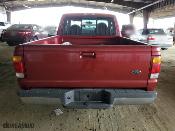 1998 Ford Ranger XL with VIN 1FTYR14U9WPB65234, listed as a Copart auction lot 43157385 with 60,214 mi miles and Salvage Title. Bid and sale history available at carsss.com. Image 6.