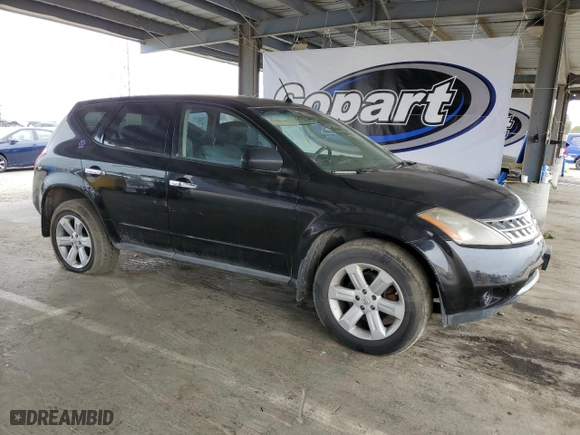 2007 Nissan Murano SL with VIN JN8AZ08T57W510509, listed as a Copart auction lot 53747415 with 100,201 mi miles and Clean Title. Bid and sale history available at carsss.com. Image 4.