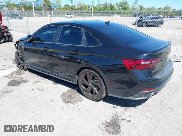 2024 Volkswagen Jetta GLI Autobahn with VIN 3VW1T7BU9RM050889, listed as a IAAI auction lot 41741652 with 5,275 mi miles and . Bid and sale history available at DreamBid. Image 3.