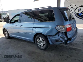 2007 Honda Odyssey EX-L z VIN 5FNRL38647B077250, wystawiony jako Copart lot #56925425 z przebiegiem 159 281 mil mil oraz Szkoda całkowita • Salvage title. Historia ofert i sprzedaży dostępna na DreamBid. Obrazek 2.