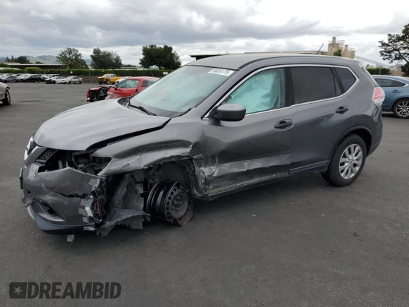 2016 Nissan Rogue SV with VIN KNMAT2MV7GP668330, listed as a Copart auction lot 54624175 with 157,146 mi miles and Salvage Title. Bid and sale history available at carsss.com. Image 1.