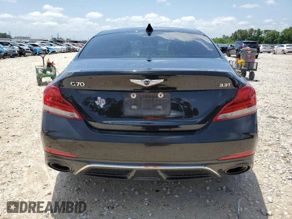 2019 Genesis G70 Advanced с VIN KMTG74LE6KU014488, выставлен на аукционе Copart как лот 56148175 с пробегом 188 469 миль миль и Списание • Salvage title. История ставок и продаж доступна на DreamBid. Изображение 6.