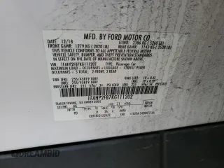 2019 Ford Taurus Limited z VIN 1FAHP2F87KG111202, wystawiony jako Copart lot #48339785 z przebiegiem 80 594 mil mil oraz Szkoda całkowita • Salvage title. Historia ofert i sprzedaży dostępna na DreamBid. Obrazek 12.