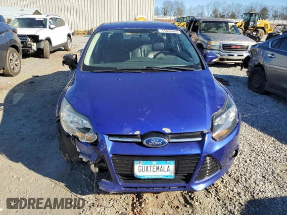 2014 Ford Focus Titanium with VIN 1FADP3J27EL410059, listed as a Copart auction lot 41634085 with 156,053 mi miles and Salvage Title. Bid and sale history available at carsss.com. Image 5.