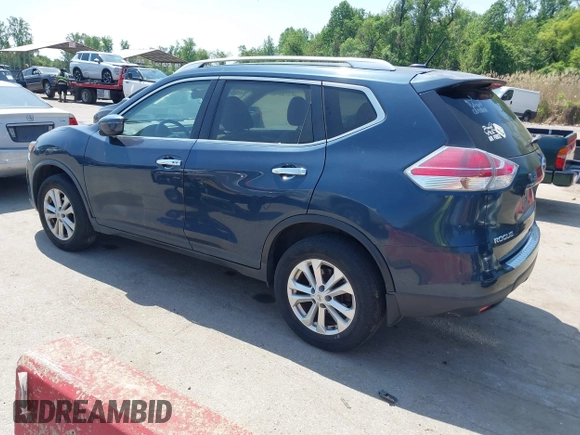 2016 Nissan Rogue SV with VIN KNMAT2MV2GP692275, listed as a IAAI auction lot 42171702 with 33,413 mi miles. Bid and sale history available at carsss.com. Image 3.