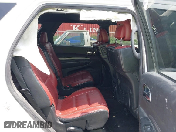 2018 Dodge Durango SRT with VIN 1C4SDJGJ2JC434843, listed as a IAAI auction lot 42434327 with 144,483 mi miles and . Bid and sale history available at DreamBid. Image 8.