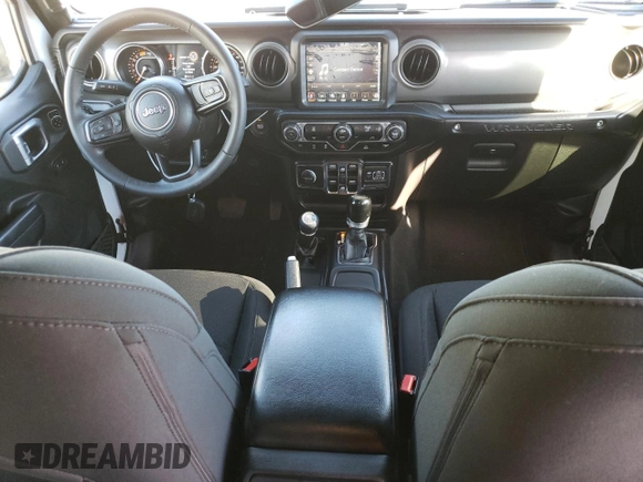 2022 Jeep Wrangler Unlimited Sport S z VIN 1C4HJXDN7NW183867, wystawiony jako Copart lot #81642054 z przebiegiem 73 203 mil mil oraz Szkoda całkowita • Salvage title. Historia ofert i sprzedaży dostępna na DreamBid. Obrazek 8.