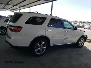 2012 Dodge Durango Citadel with VIN 1C4SDJET2CC192577, listed as a Copart auction lot 57642715 with 153,844 mi miles and Salvage title. Bid and sale history available at DreamBid. Image 3.