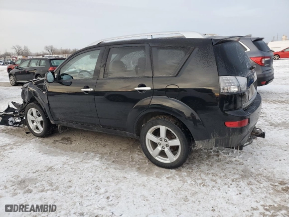 2008 Mitsubishi Outlander XLS with VIN JA4MT41X38Z020384, listed as a Copart auction lot 43821775 with 110,522 mi miles and Salvage Title. Bid and sale history available at carsss.com. Image 2.