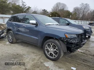2021 Jeep Grand Cherokee 80th Anniversary with VIN 1C4RJFBG9MC591340, listed as a Copart auction lot 88441085 with 38,351 mi miles and Salvage title. Bid and sale history available at DreamBid. Image 4.