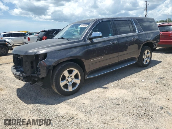 2015 Chevrolet Suburban LTZ with VIN 1GNSCKKC7FR552173, listed as a Copart auction lot 63483995 with 250,564 mi miles and Salvage title. Bid and sale history available at DreamBid. Image 1.