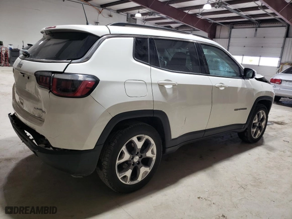 2020 Jeep Compass Limited with VIN 3C4NJDCBXLT111668, listed as a Copart auction lot 44782985 with 110,447 mi miles and Salvage Title. Bid and sale history available at carsss.com. Image 3.