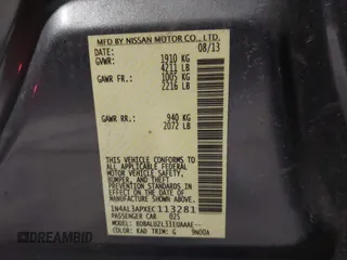 2014 Nissan Altima 2.5 S with VIN 1N4AL3APXEC113281, listed as a IAAI auction lot 41137374 with 124,357 mi miles. Bid and sale history available at carsss.com. Image 9.
