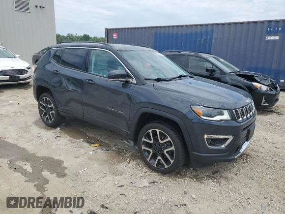 2018 Jeep Compass Limited with VIN 3C4NJDCB4JT369259, listed as a Copart auction lot 59926785 with 65,384 mi miles and Clean title. Bid and sale history available at DreamBid. Image 4.