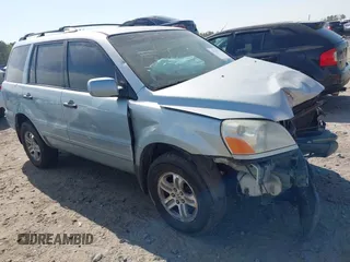 2003 Honda Pilot EX with VIN 2HKYF18483H577607, listed as a IAAI auction lot 41902039 with 195,684 mi miles and . Bid and sale history available at DreamBid. Image 1.