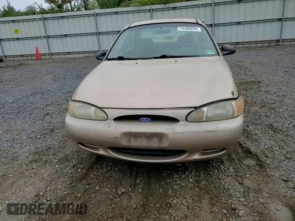 1997 Ford Escort LX z VIN 1FALP13P2VW326223, wystawiony jako Copart lot #74509294 z przebiegiem 55 265 mil mil oraz Szkoda całkowita • Salvage title. Historia ofert i sprzedaży dostępna na DreamBid. Obrazek 10.