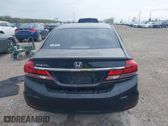 2013 Honda Civic EX with VIN 19XFB2F84DE044111, listed as a IAAI auction lot 42063587 with 170,374 mi miles and . Bid and sale history available at DreamBid. Image 17.