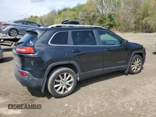 2014 Jeep Cherokee Limited with VIN 1C4PJLDS6EW134220, listed as a Copart auction lot 55585885 with 117,766 mi miles and Clean title. Bid and sale history available at DreamBid. Image 3.