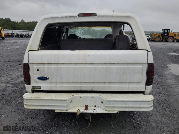 1995 Ford Bronco Custom with VIN 1FMEU15H2SLA42231, listed as a Copart auction lot 71931184 with 0 mi miles and Clean Title. Bid and sale history available at carsss.com. Image 6.