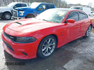 2020 Dodge Charger R/T with VIN 2C3CDXCT9LH208382, listed as a IAAI auction lot 41427415 with 13,306 mi miles and . Bid and sale history available at carsss.com. Image 2.