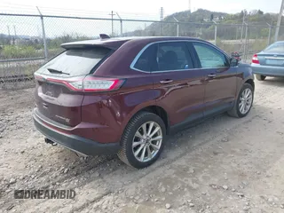 2017 Ford Edge Titanium with VIN 2FMPK4K81HBB51275, listed as a IAAI auction lot 42072543 with 90,912 mi miles. Bid and sale history available at carsss.com. Image 4.
