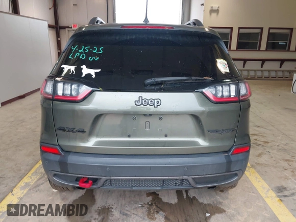 2020 Jeep Cherokee Trailhawk Elite with VIN 1C4PJMBN2LD538076, listed as a IAAI auction lot 42219282 with 53,773 mi miles and . Bid and sale history available at DreamBid. Image 16.