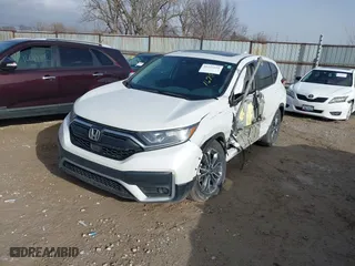 2021 Honda CR-V EX with VIN 5J6RW1H50ML001675, listed as a IAAI auction lot 41727321 with 33,656 mi miles. Bid and sale history available at carsss.com. Image 17.