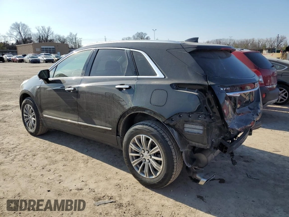 2018 Cadillac XT5 Luxury AWD with VIN 1GYKNDRS0JZ242526, listed as a Copart auction lot 47269445 with 52,574 mi miles and Salvage Title. Bid and sale history available at DreamBid. Image 2.