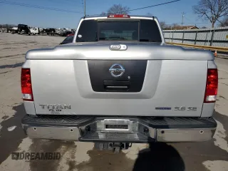 2010 Nissan Titan SE with VIN 1N6BA0ED4AN317007, listed as a Copart auction lot 42290495 with 130,724 mi miles and Salvage Title. Bid and sale history available at carsss.com. Image 6.