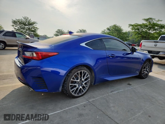 2018 Lexus RC 350 with VIN JTHSZ5BC5J5008553, listed as a Copart auction lot 60472575 with 116,525 mi miles and Salvage title. Bid and sale history available at DreamBid. Image 3.