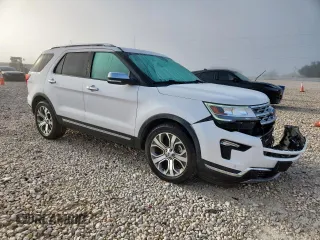 2019 Ford Explorer Limited with VIN 1FM5K7F8XKGA71847, listed as a Copart auction lot 60913055 with 89,329 mi miles and Salvage title. Bid and sale history available at DreamBid. Image 4.