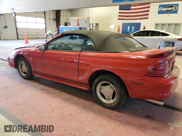 1995 Ford Mustang with VIN 1FALP4448SF223731, listed as a Copart auction lot 48657374 with 163,680 mi miles and Non repairable. Bid and sale history available at DreamBid. Image 2.